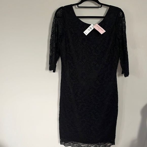 Nwt Banana Republic back lace dress size 10 petite - Picture 3 of 10